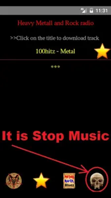 Heavy Metal & Rock Music Radio android App screenshot 5